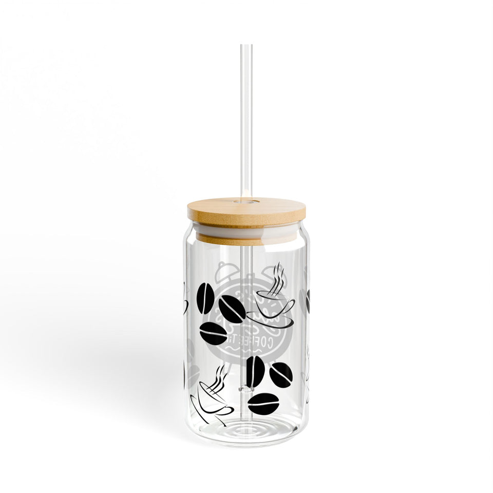 It’s Always Coffee Time Sipper Glass, 16oz