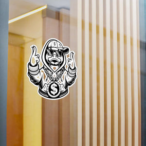 Cool Duck Gangsta Kiss-Cut Vinyl Decals - Unique Sticker for Home and Office Decor