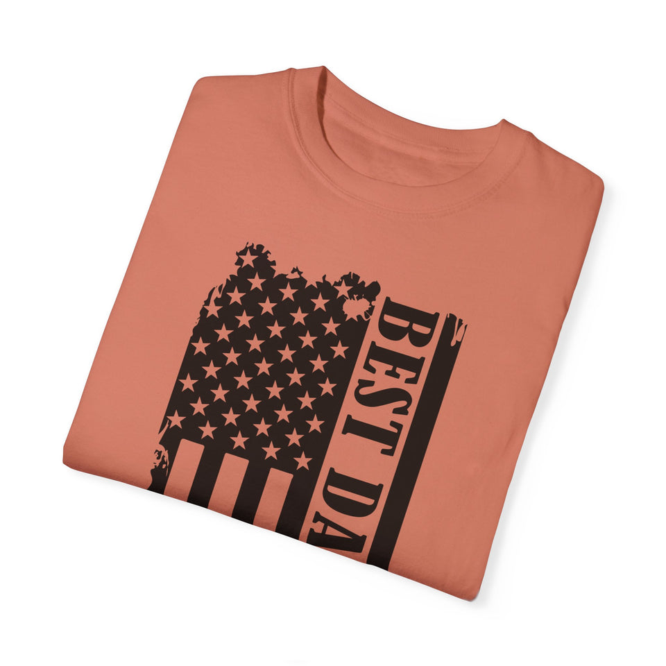Best Dad Ever Unisex Garment-Dyed T-Shirt