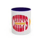 Chiefs Football Mug - Colorful 11oz & 15oz Ceramic Coffee Cup