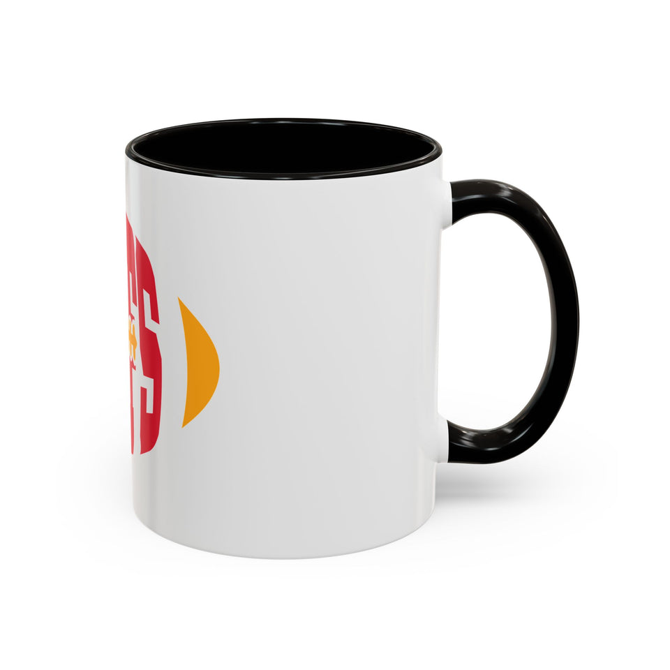 Chiefs Football Mug - Colorful 11oz & 15oz Ceramic Coffee Cup