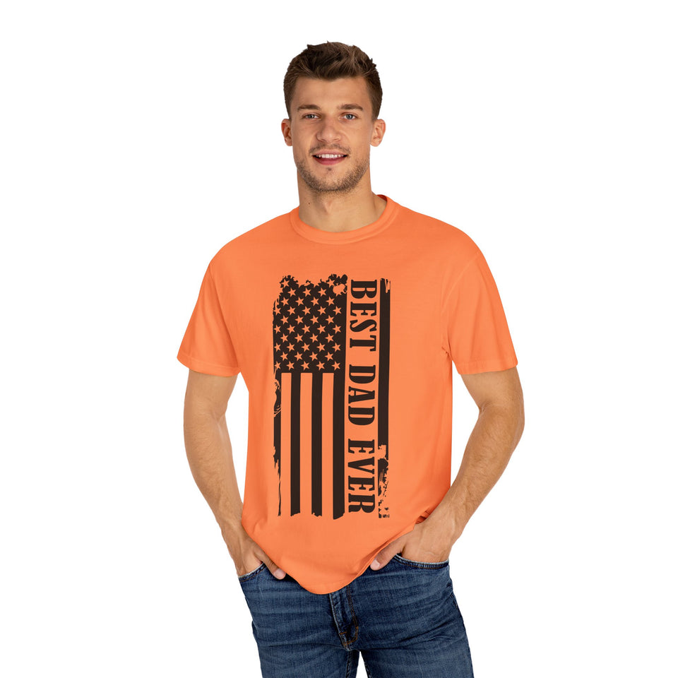 Best Dad Ever Unisex Garment-Dyed T-Shirt