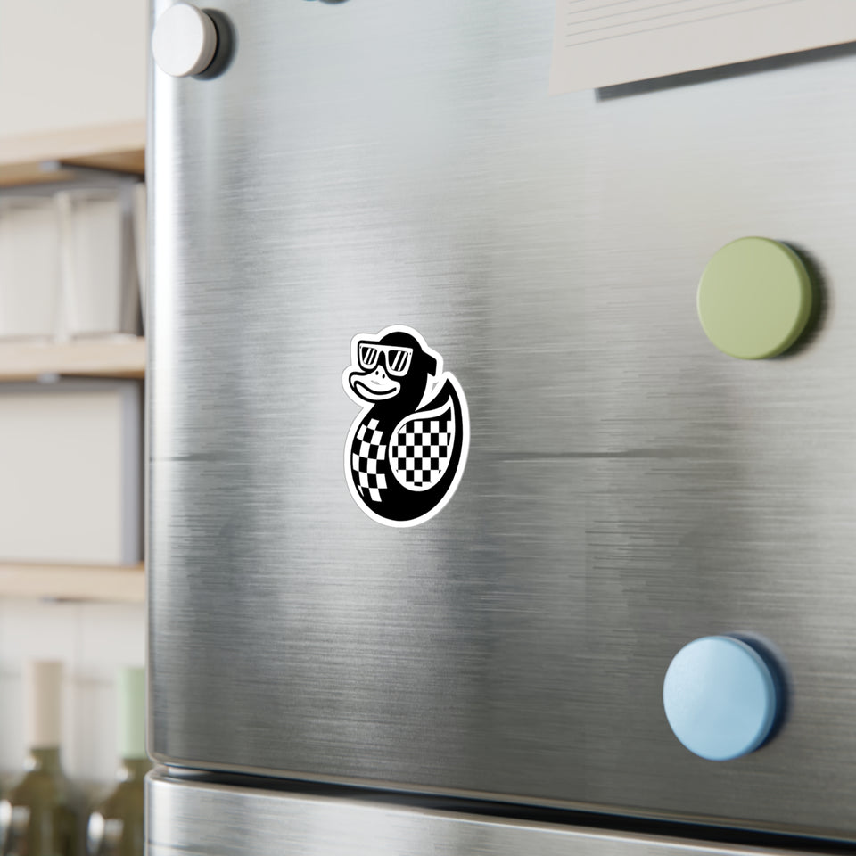 Cool Duck Sticker – Unique Kiss-Cut Vinyl Decal for Home Decor