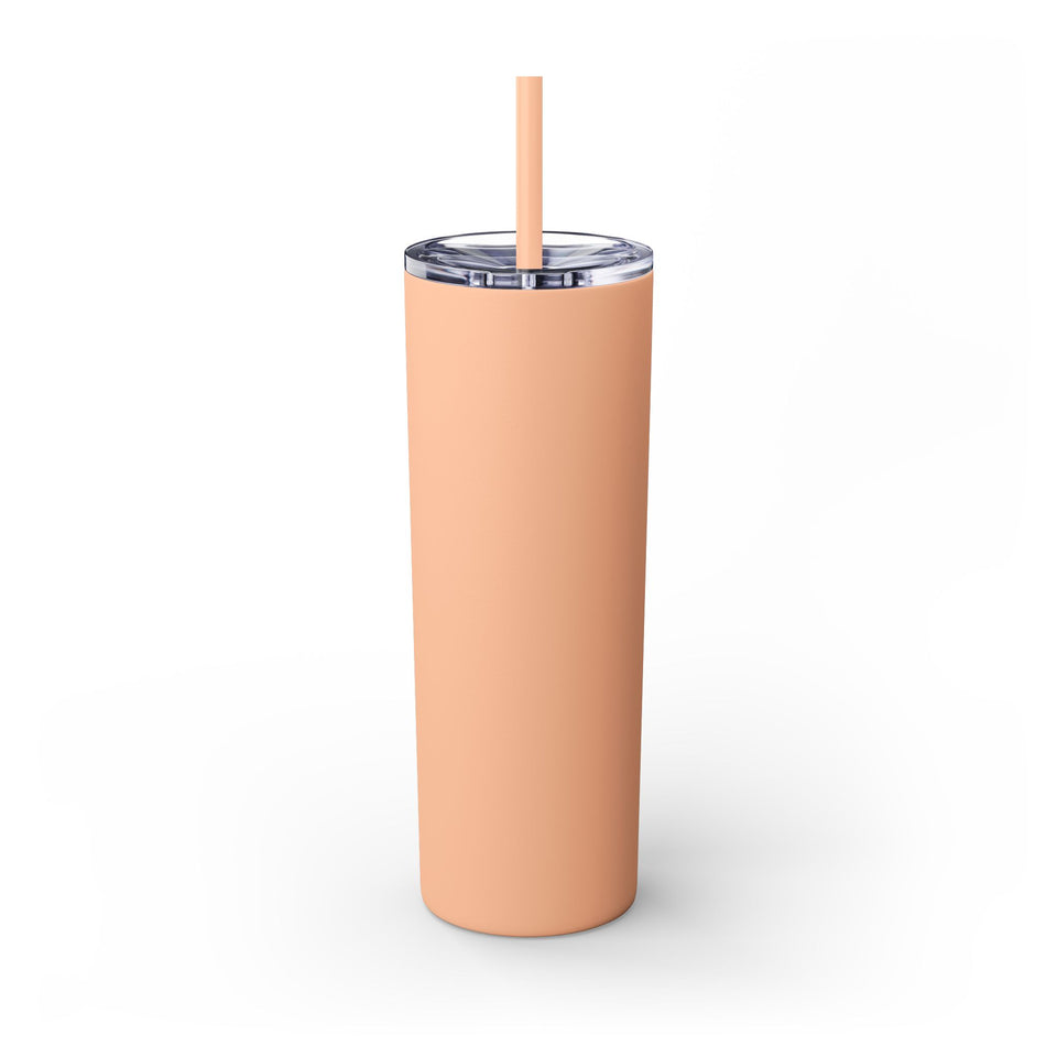 Hot Cowgirl Summer Skinny Tumbler with Straw, 20oz