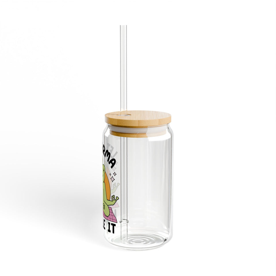 Let Karma Handle It Sipper Glass, 16oz