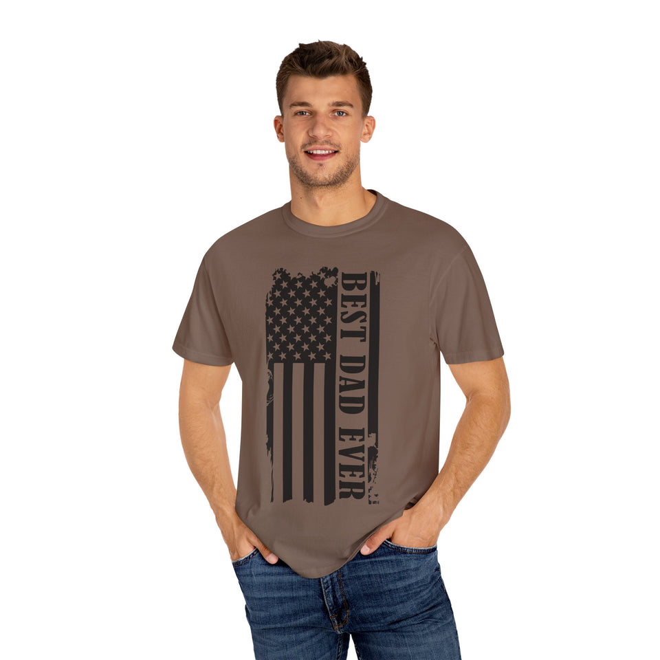Best Dad Ever Unisex Garment-Dyed T-Shirt