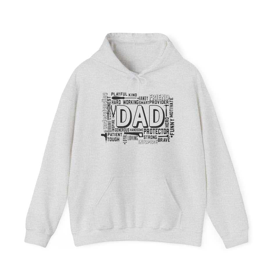 What A Dad Is Unisex Heavy Blend™ Hooded Sweatshirt