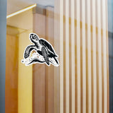 Turtle In The Ocean Kiss-Cut Vinyl Decals