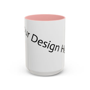 Personalized Accent Coffee Mug - Customizable Design for Home or Office