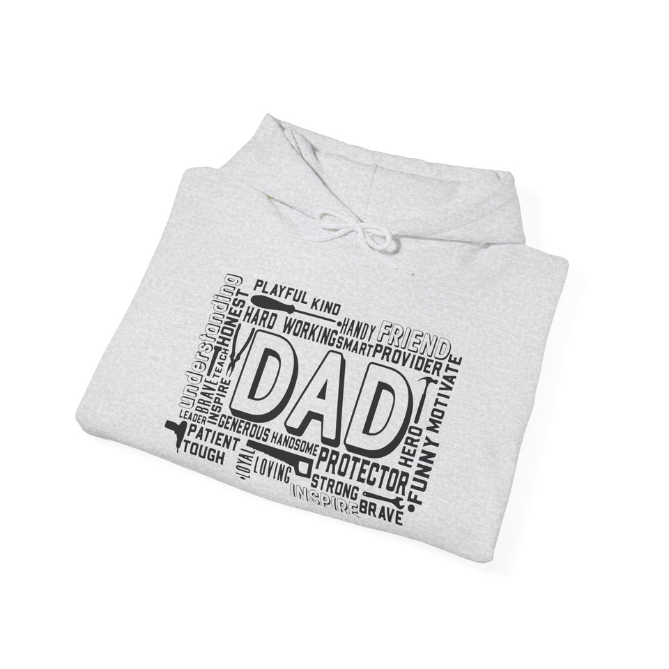 What A Dad Is Unisex Heavy Blend™ Hooded Sweatshirt