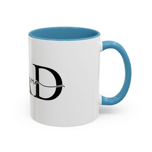Best Dad Ever Accent Coffee Mug (11, 15oz)