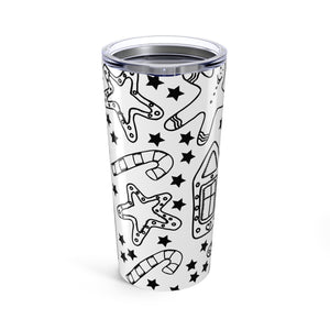 Ginger Bread Man And House Tumbler 20oz