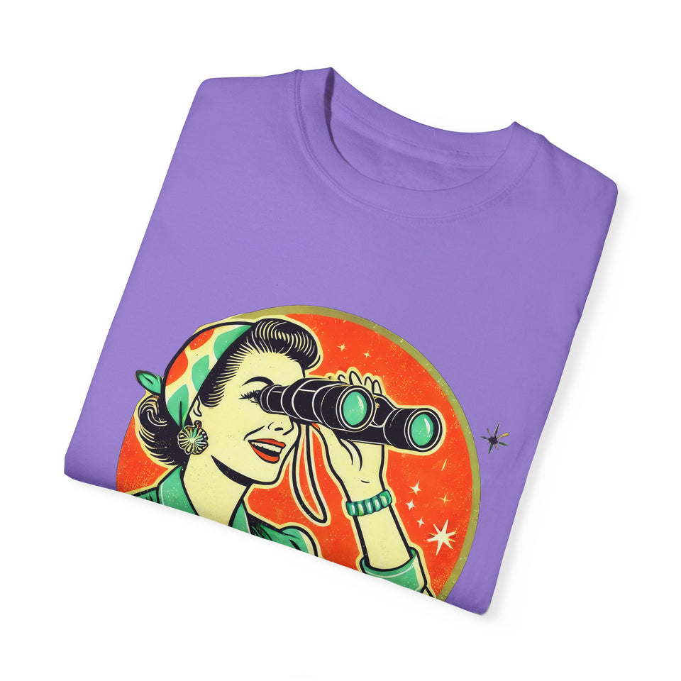 "Oh Look! Nobody Gives a Shit" Funny Unisex Garment-Dyed T-Shirt