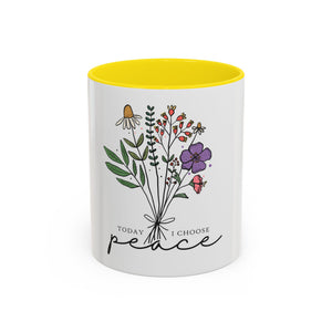 Today I Choose  Peace Coffee Mug - Choose Peace Design (11 & 15oz)