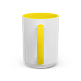 Personalized Accent Coffee Mug - Customizable Design for Home or Office