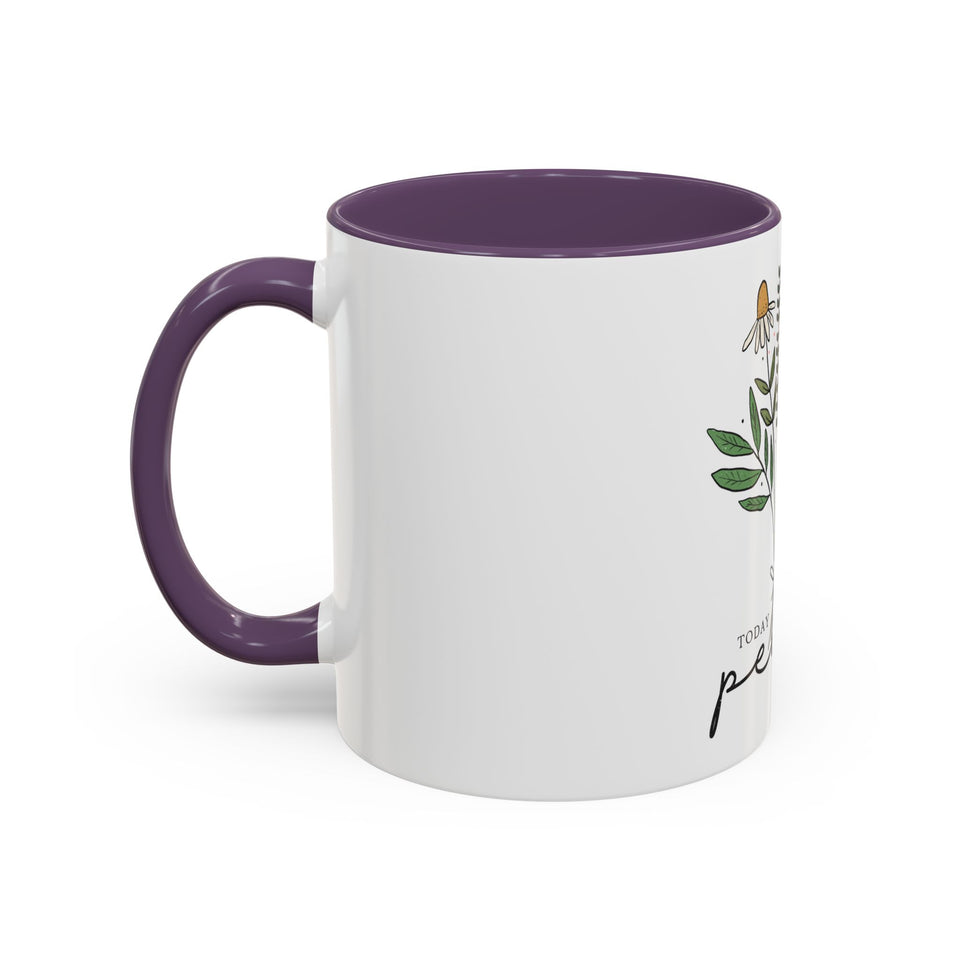 Today I Choose  Peace Coffee Mug - Choose Peace Design (11 & 15oz)