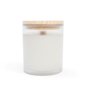 Oh, Look! Nobody Gives a Shit Funny Frosted Glass Candle  11oz