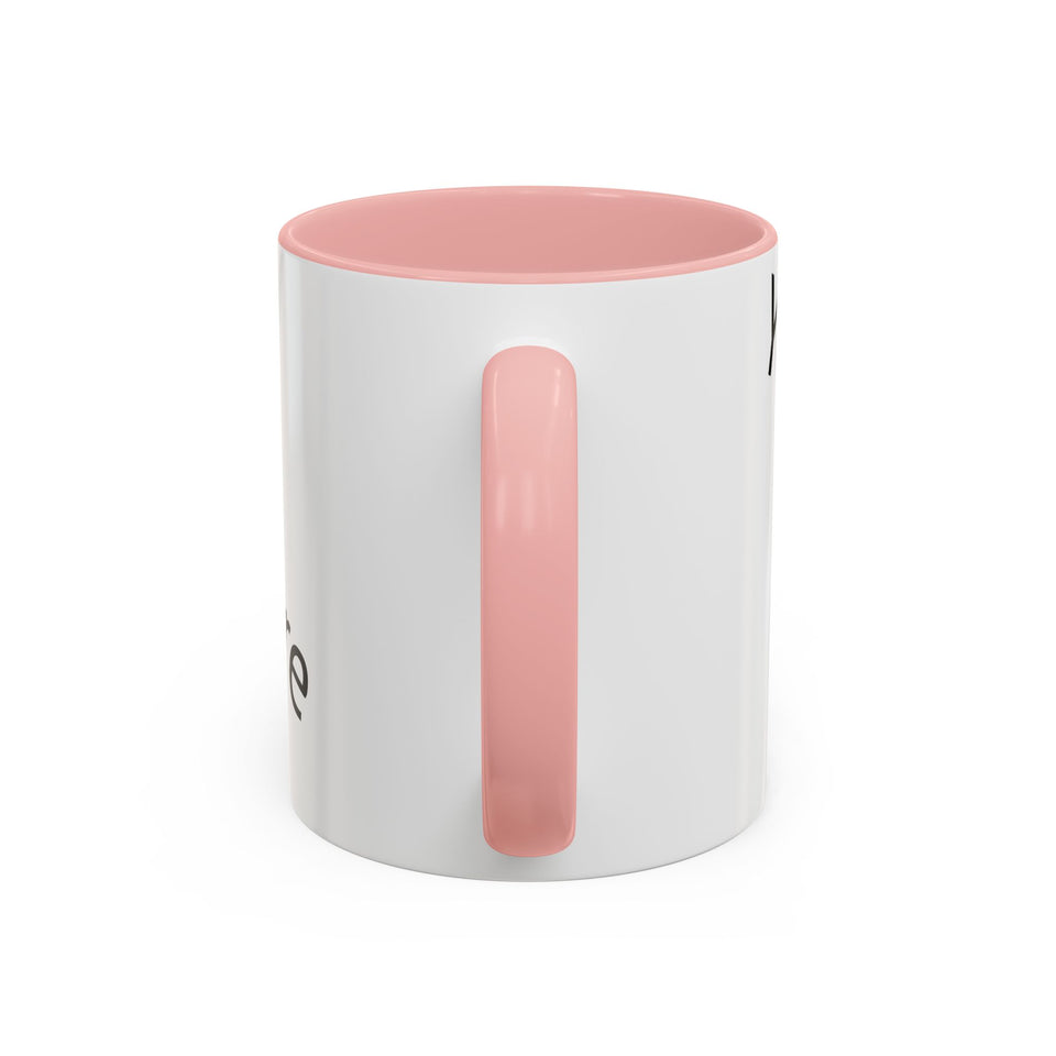 Personalized Accent Coffee Mug - Customizable Design for Home or Office