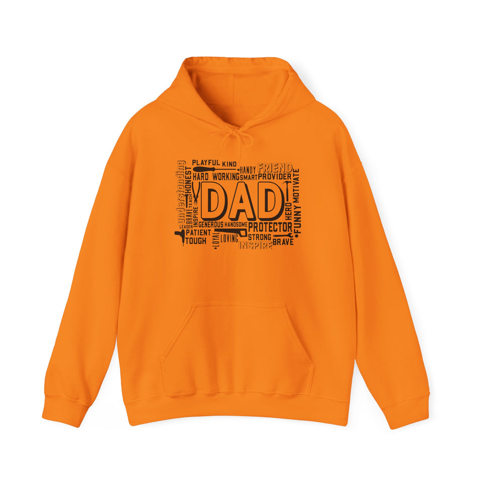 What A Dad Is Unisex Heavy Blend™ Hooded Sweatshirt