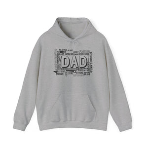 What A Dad Is Unisex Heavy Blend™ Hooded Sweatshirt