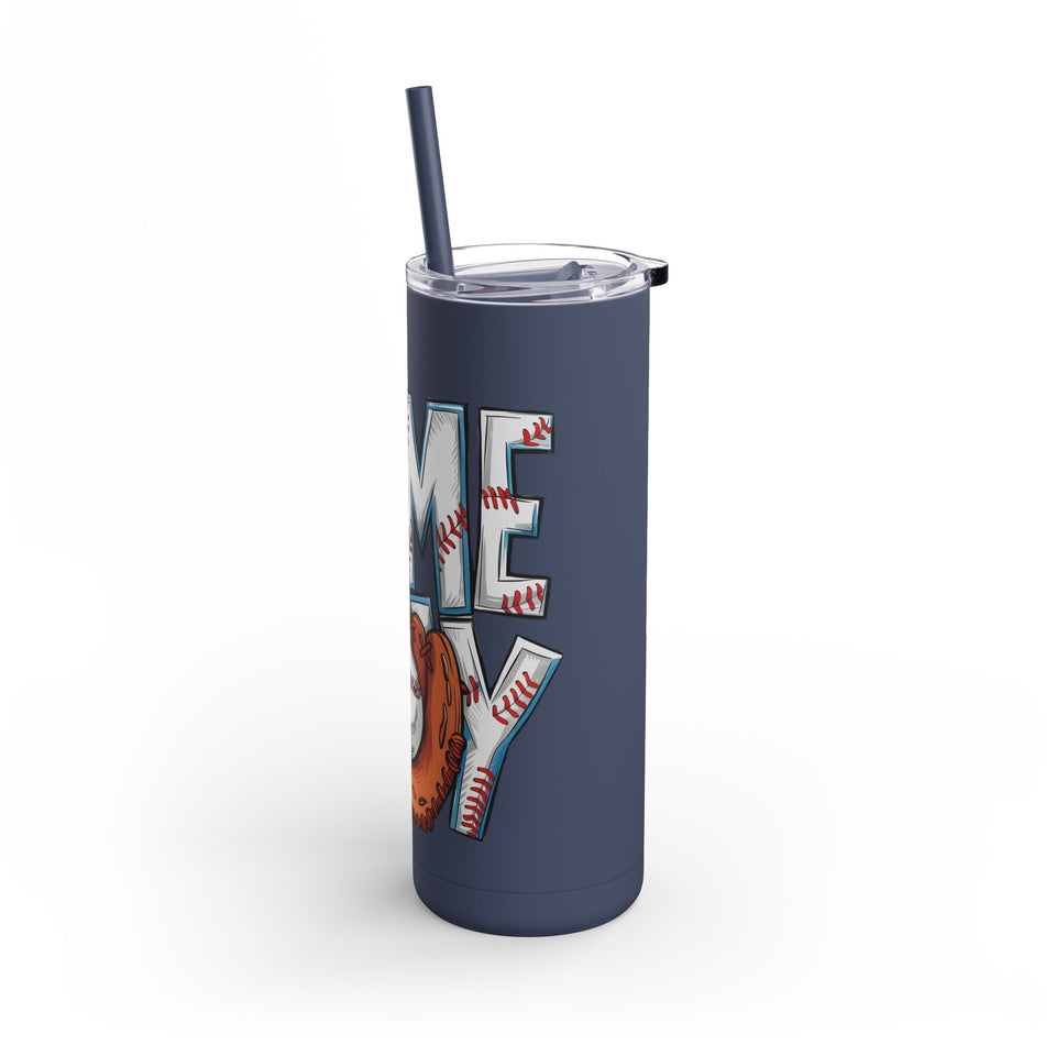 Game Day Tumbler - 20oz Matte Skinny Cup for Sports Fans