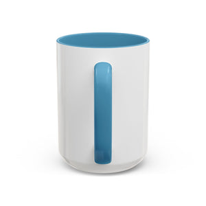 I Closed My Book To Be Here Accent Coffee Mug (11, 15oz)