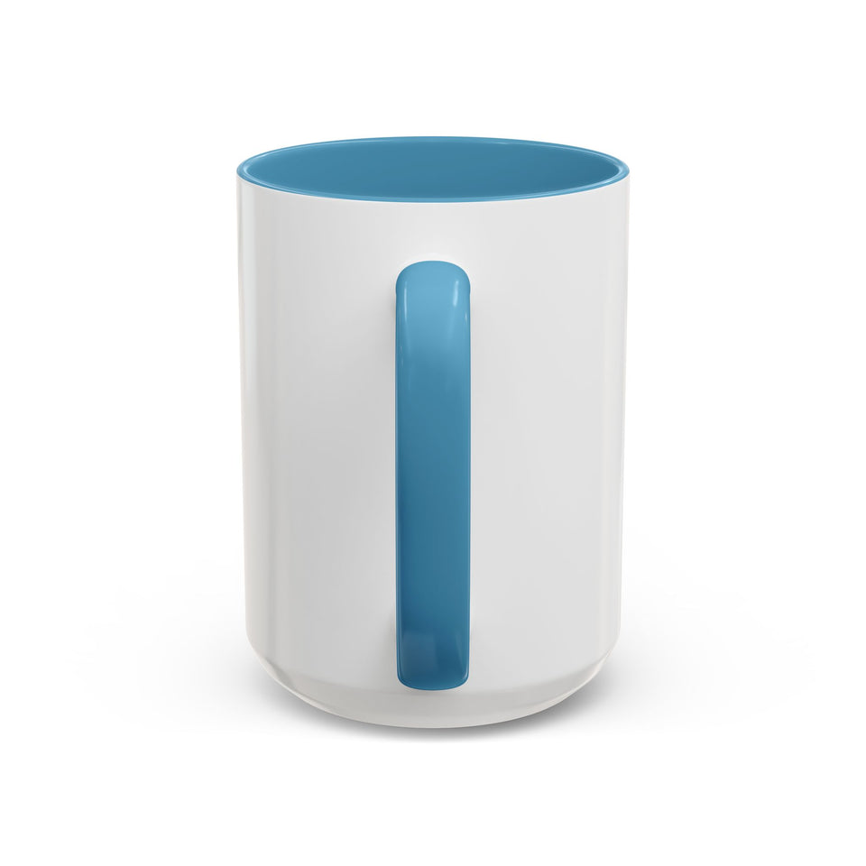 I Closed My Book To Be Here Accent Coffee Mug (11, 15oz)