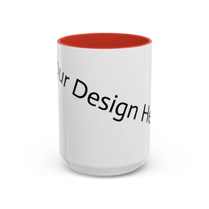 Personalized Accent Coffee Mug - Customizable Design for Home or Office