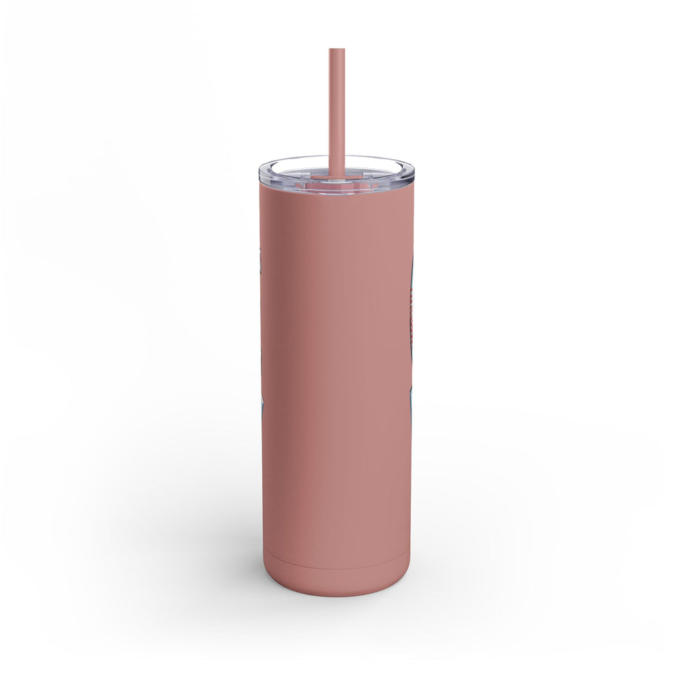 Game Day Tumbler - 20oz Matte Skinny Cup for Sports Fans
