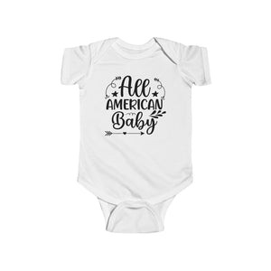 All American Baby Infant Fine Jersey Bodysuit