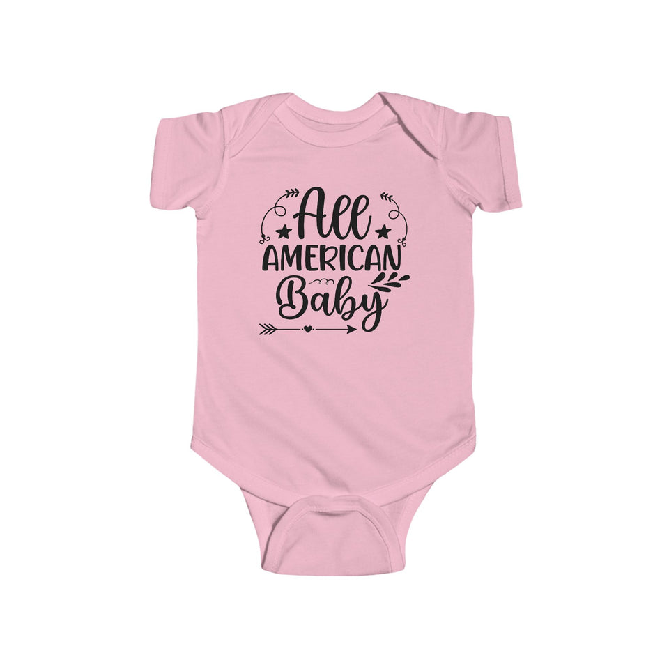 All American Baby Infant Fine Jersey Bodysuit