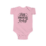 All American Baby Infant Fine Jersey Bodysuit