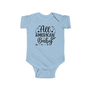 All American Baby Infant Fine Jersey Bodysuit