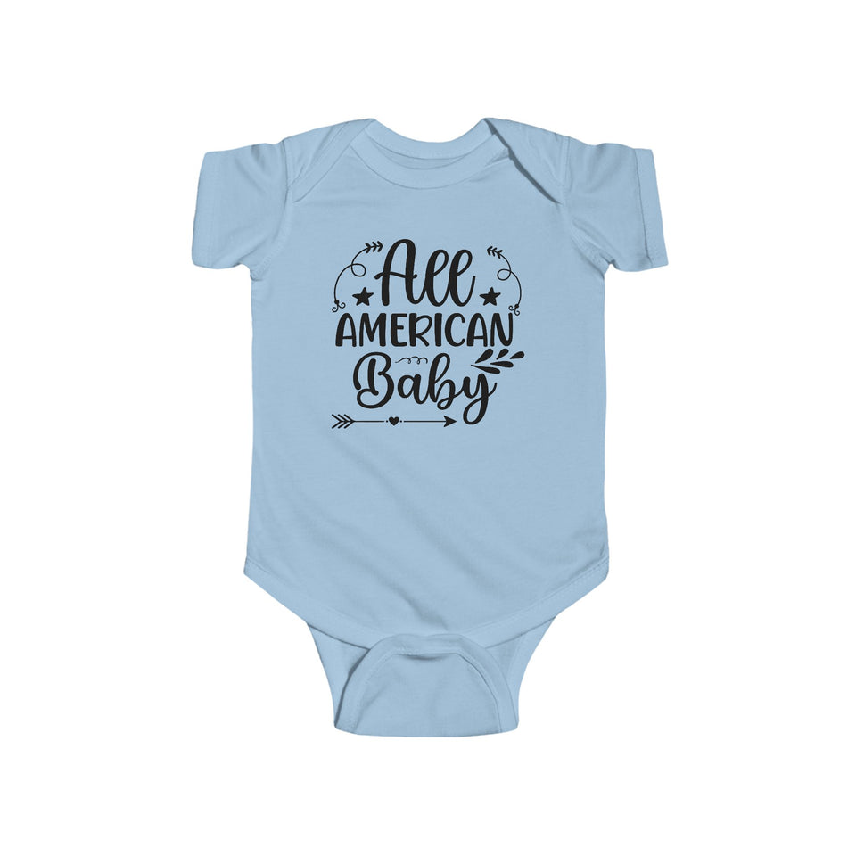 All American Baby Infant Fine Jersey Bodysuit