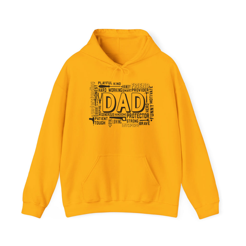 What A Dad Is Unisex Heavy Blend™ Hooded Sweatshirt