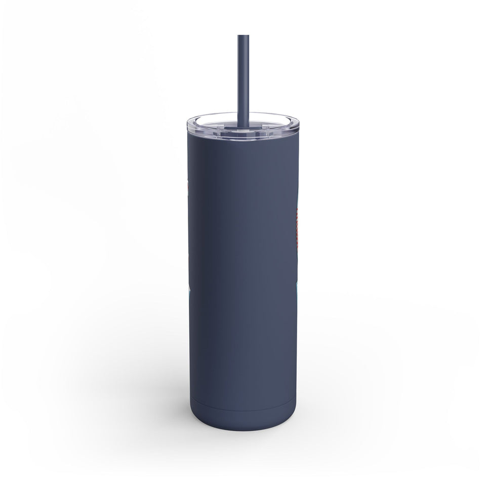 Game Day Tumbler - 20oz Matte Skinny Cup for Sports Fans