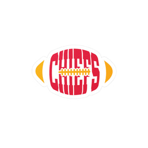 Kansas City Chiefs Kiss-Cut Vinyl Decals - Perfect for Fans and Home Decor