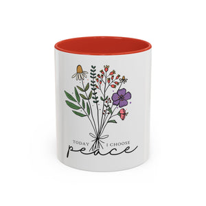 Today I Choose  Peace Coffee Mug - Choose Peace Design (11 & 15oz)