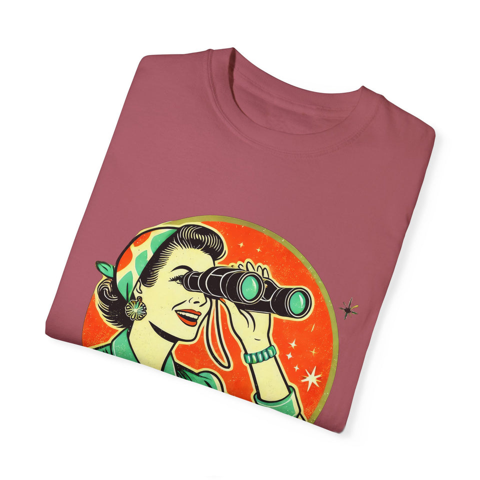 "Oh Look! Nobody Gives a Shit" Funny Unisex Garment-Dyed T-Shirt