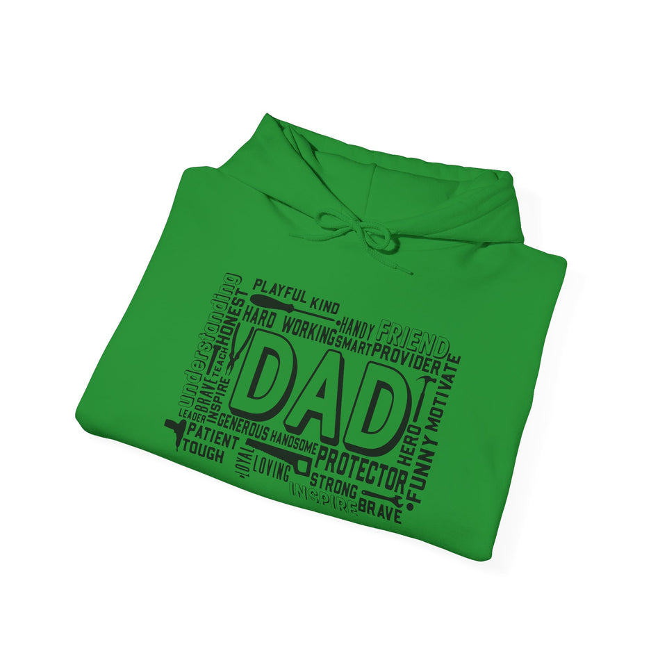 What A Dad Is Unisex Heavy Blend™ Hooded Sweatshirt