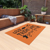 Trick Or Treat Wipe Your Feet Outdoor Rug