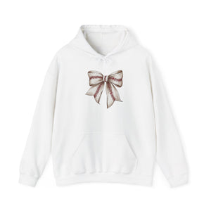 Baseball Bow Unisex Hooded Sweatshirt