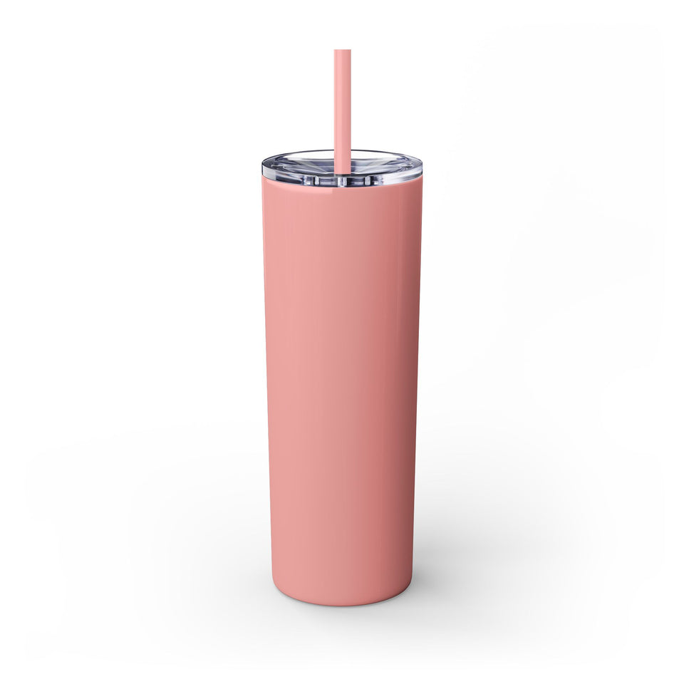 Hot Cowgirl Summer Skinny Tumbler with Straw, 20oz