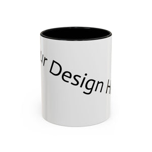 Personalized Accent Coffee Mug - Customizable Design for Home or Office