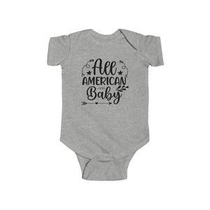 All American Baby Infant Fine Jersey Bodysuit