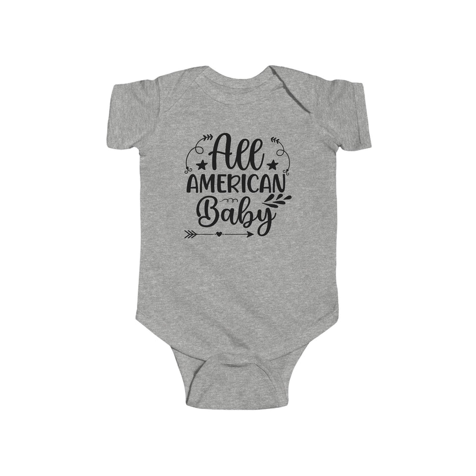 All American Baby Infant Fine Jersey Bodysuit