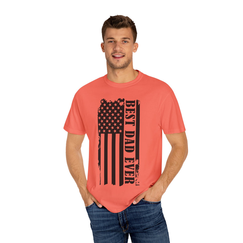 Best Dad Ever Unisex Garment-Dyed T-Shirt