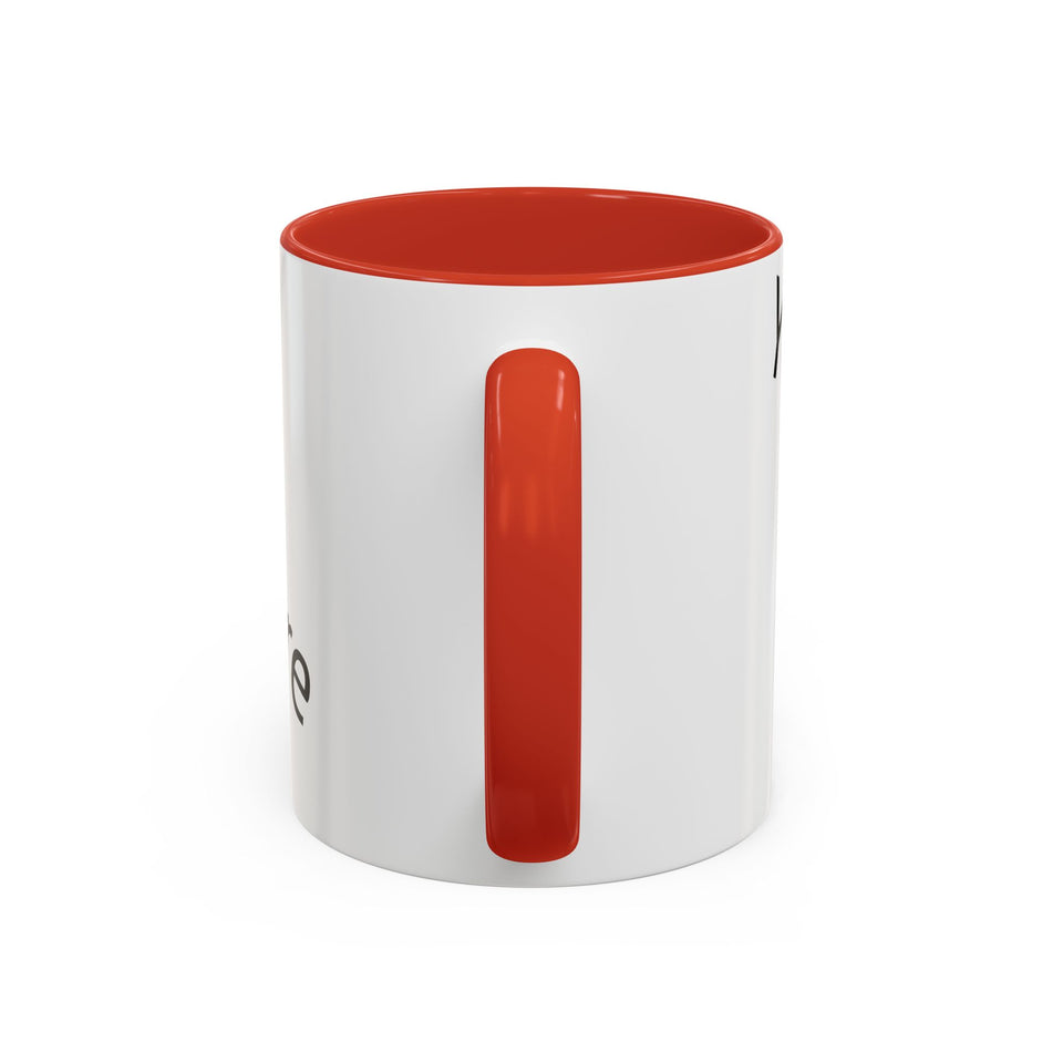Personalized Accent Coffee Mug - Customizable Design for Home or Office