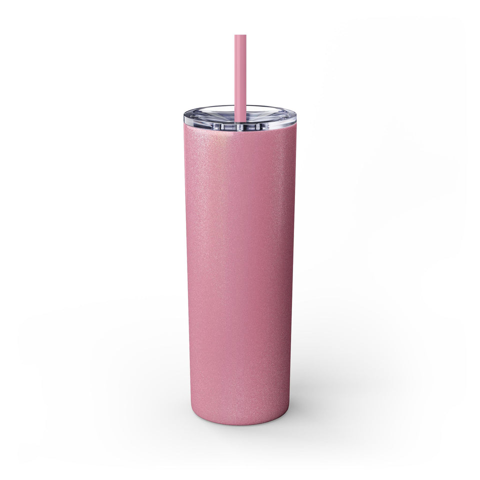 Hot Cowgirl Summer Skinny Tumbler with Straw, 20oz