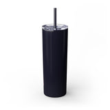 Caution You May Fall In Love Skinny Tumbler with Straw, 20oz